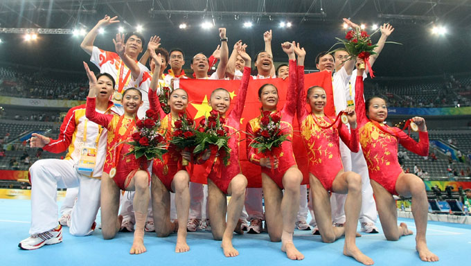 体操女团14金