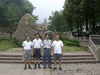 九华主雕塑前合影