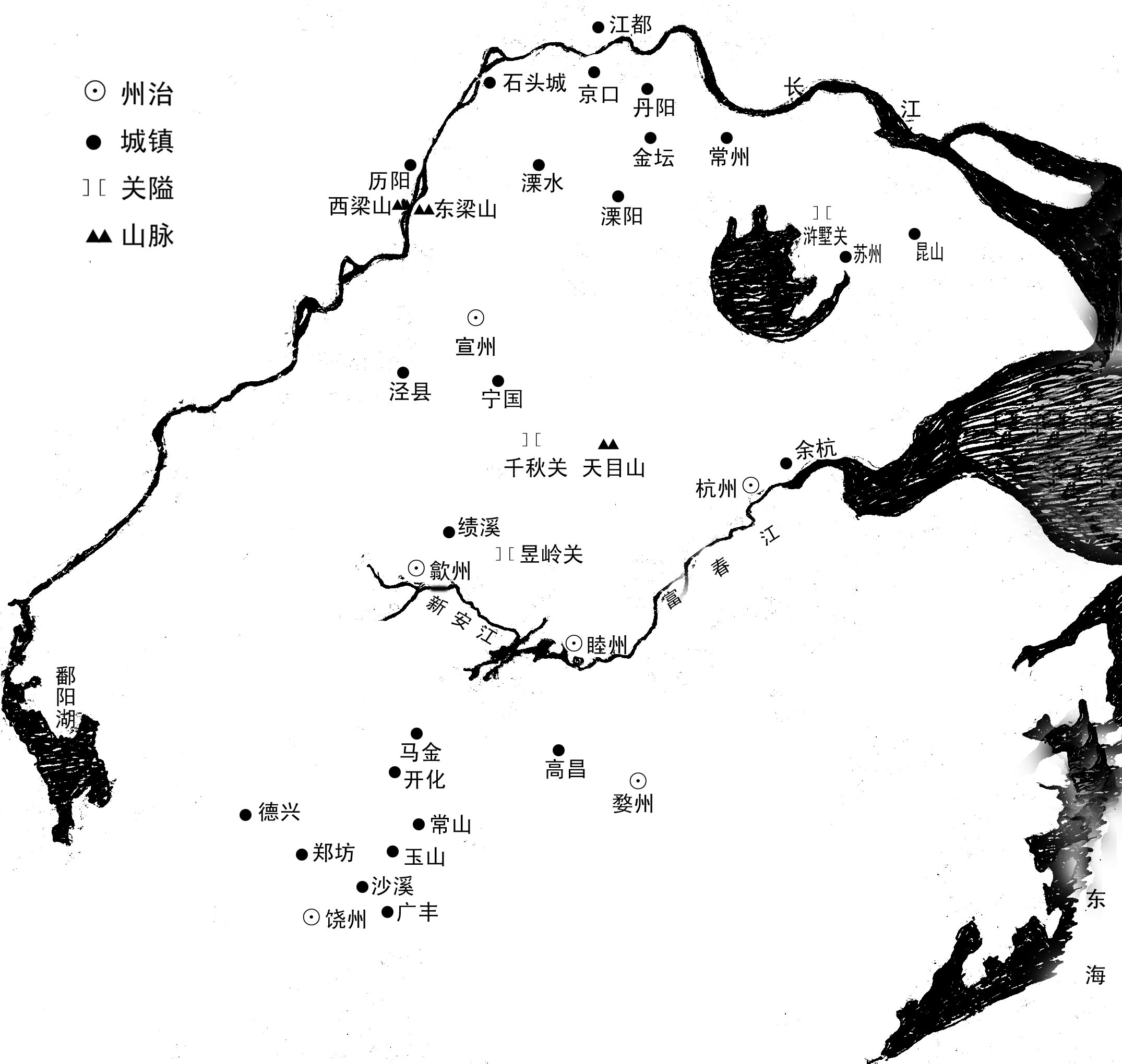 六州示意图