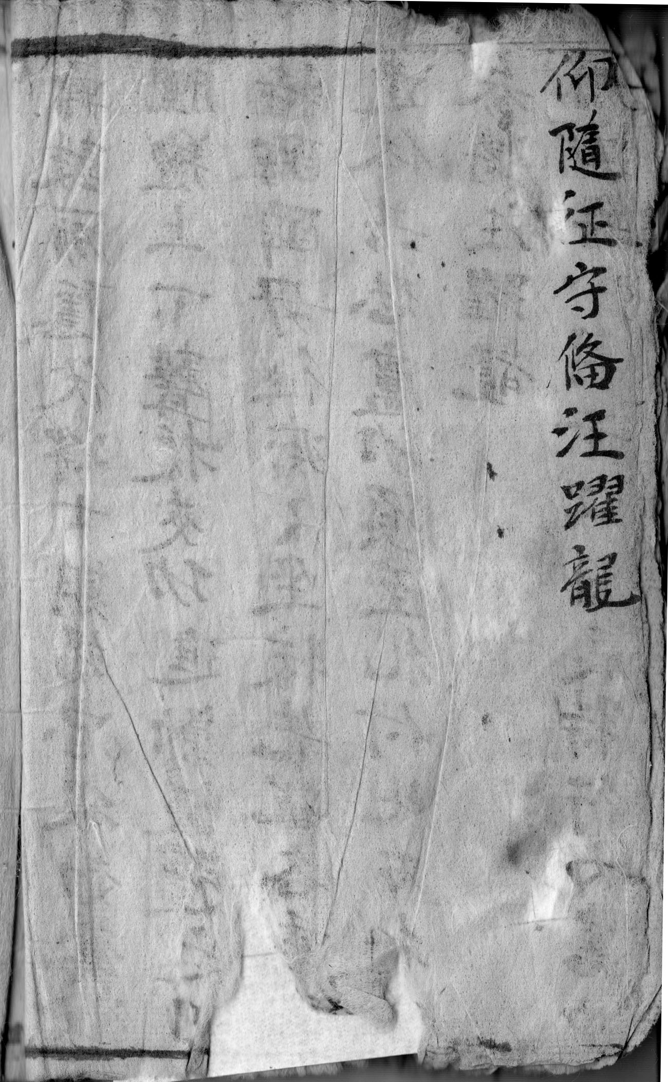 手抄族谱